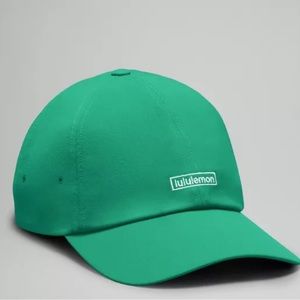 Lululemon Baller Hat Soft Embroidery LOGO Raceway Green/Mint Moment